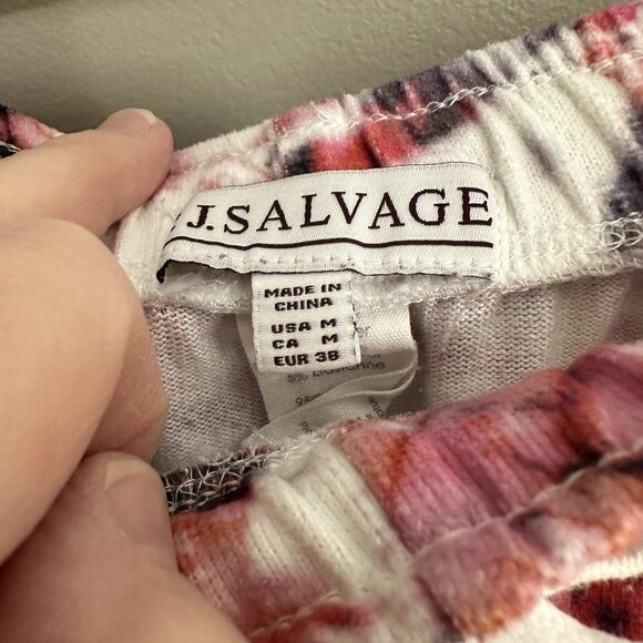 PJ SALVAGE tie dye joggers pants lounge pajamas bottoms comfy colorful M - Picture 6 of 7